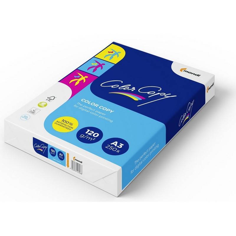 Бумага для цветной лазерной печати Color Copy (А3, 120 г/кв.м, 250 листов) 308200