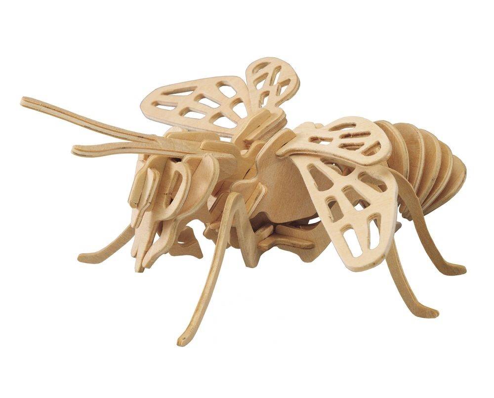 Пчела, деревянная сборная модель Wooden Toys E030
