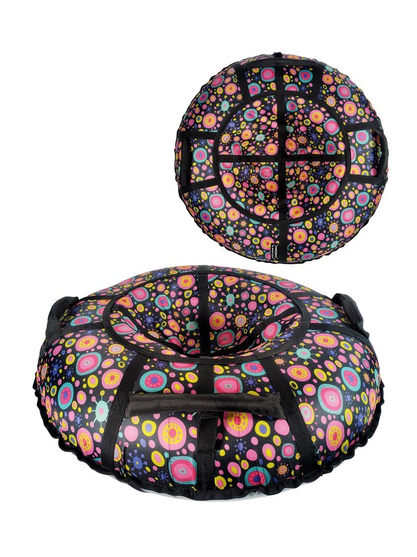 Тюбинг X-Match Люкс Pro S Молекулы 110см во9208-2