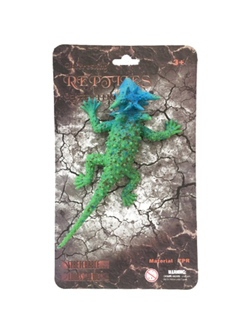 Ящерица, игрушка натуралистичная на картонном листе Наша Игрушка 8111-7