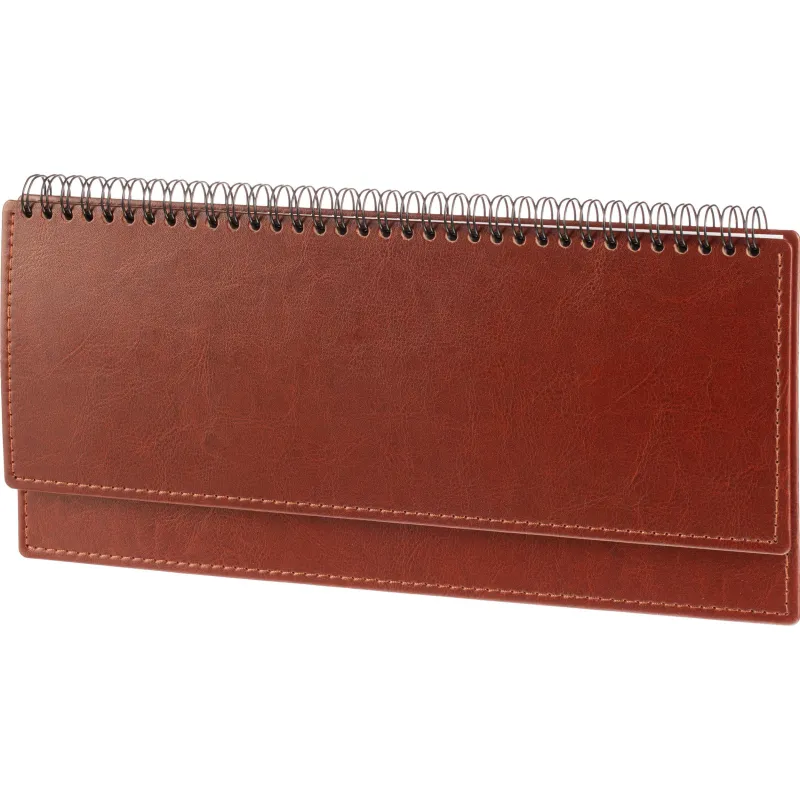 Планинг датированный 2026, коричн, 303х150 мм, 120стр, Agenda Attache 2250191 11.141кн