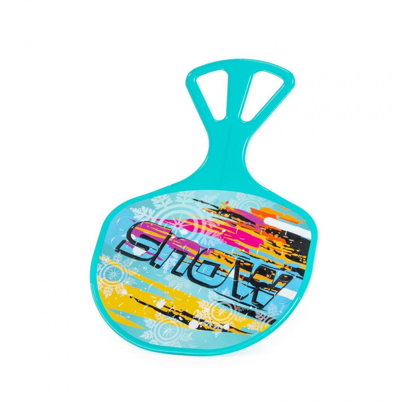 ПОЛЕСЬЕ Ледянка №3 с наклейкой V1 бирюзовая П-96609/бирюзовая