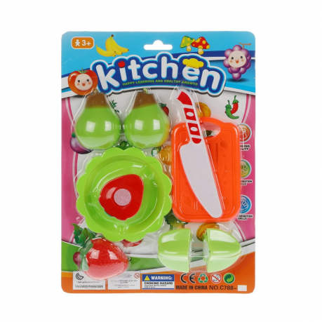 Игровой набор "Продукты для резки" в комплекте 9 предметов Наша Игрушка KY188-1