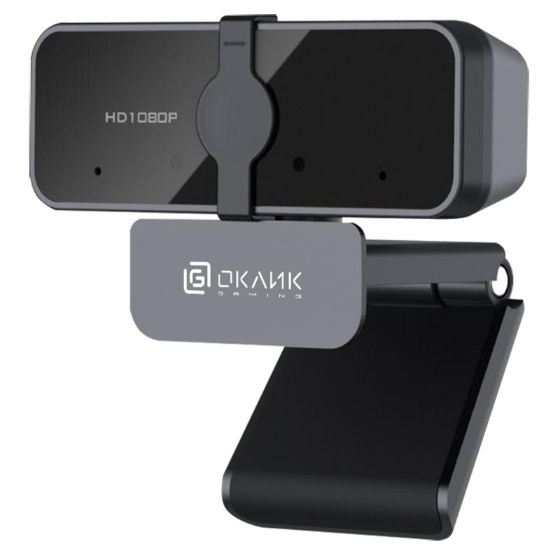 Веб-камера Oklick OK-C21FH черный 2Mpix (1920x1080) USB2.0 с микрофоном 1854343