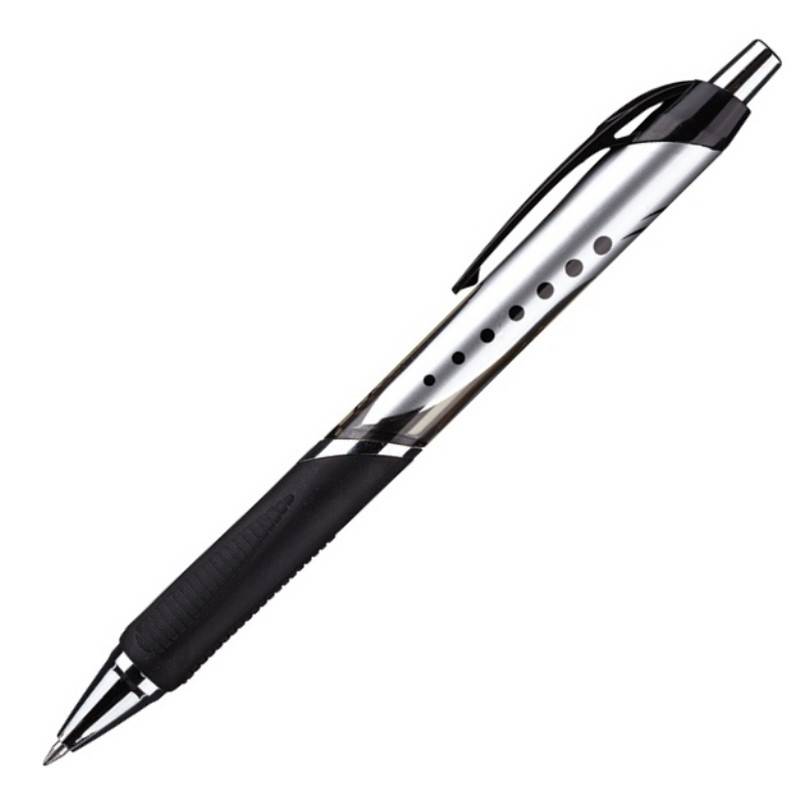 Ручка гелевая автоматическая Attache Selection Galaxy черная (толщина линии 0.5 мм) 389766