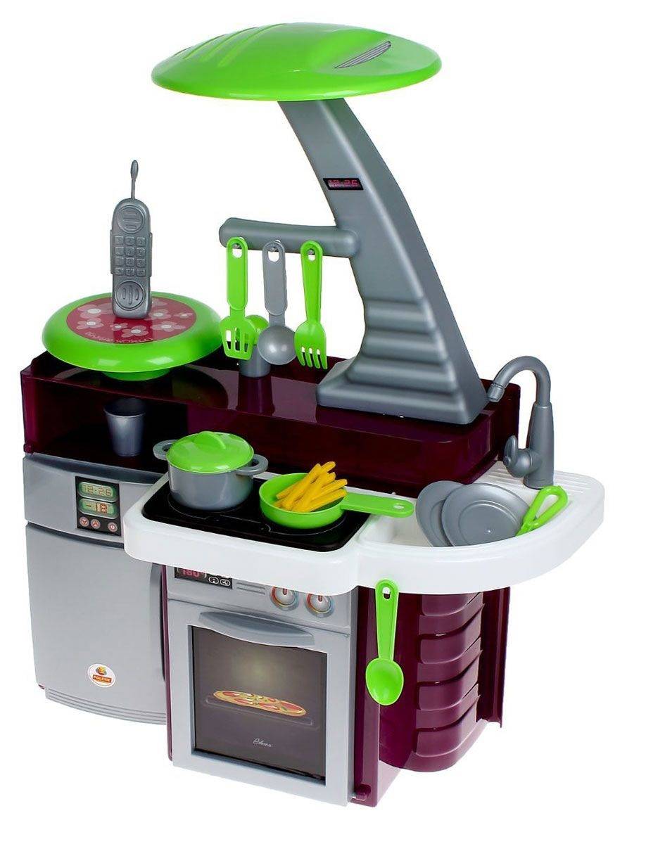 Кухня Laura с цветовым эффектом подогрева варочной панели (в асс), игрушка Coloma Y Pastor Полесье 49896_PLS