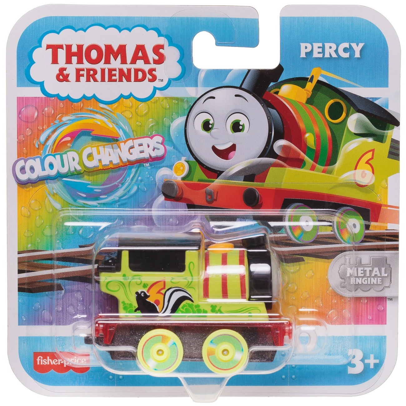 Паровозик Mattel Thomas & Friends Меняющий цвет локомотив Томас №2 HMC30/2