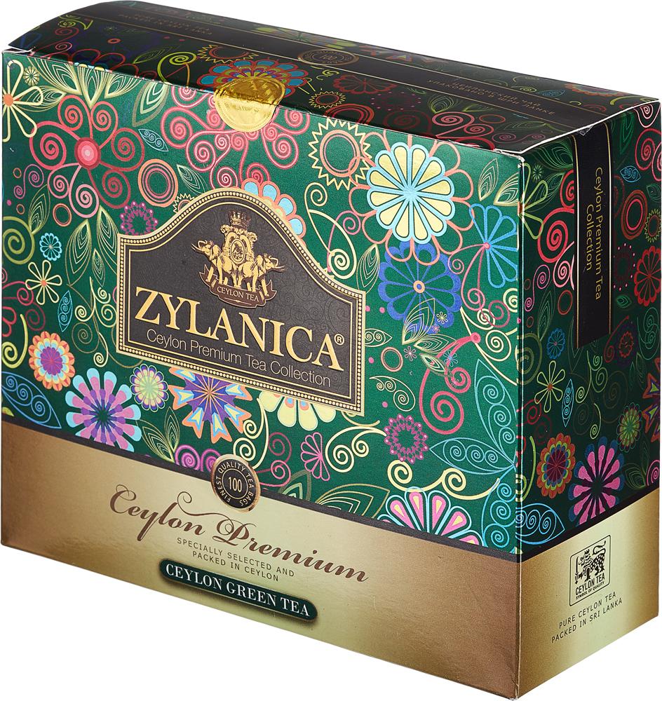 Чай Zylanica Ceylon Premium Collection зел. 100 пакx2гр/уп 756276