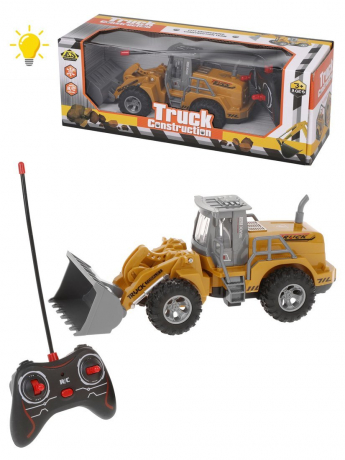 Бульдозер р/у, 4 канала, свет Наша Игрушка 3001-15