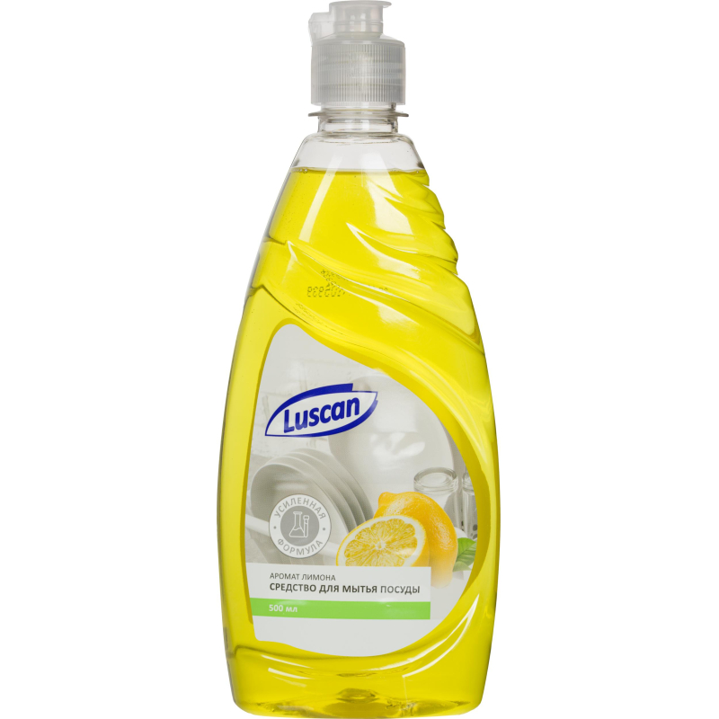 Средство д/мытья посуды Luscan лимон 500мл флип-топ 1560996