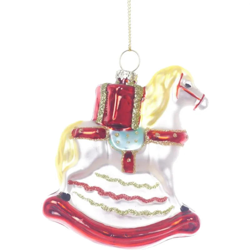 Украшение новогоднее Лошадка-качалка, L8 W2,5 H10 см, 826444 2334700