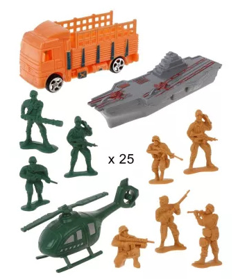 Набор солдатиков и техники 28 предметов Наша Игрушка L-267