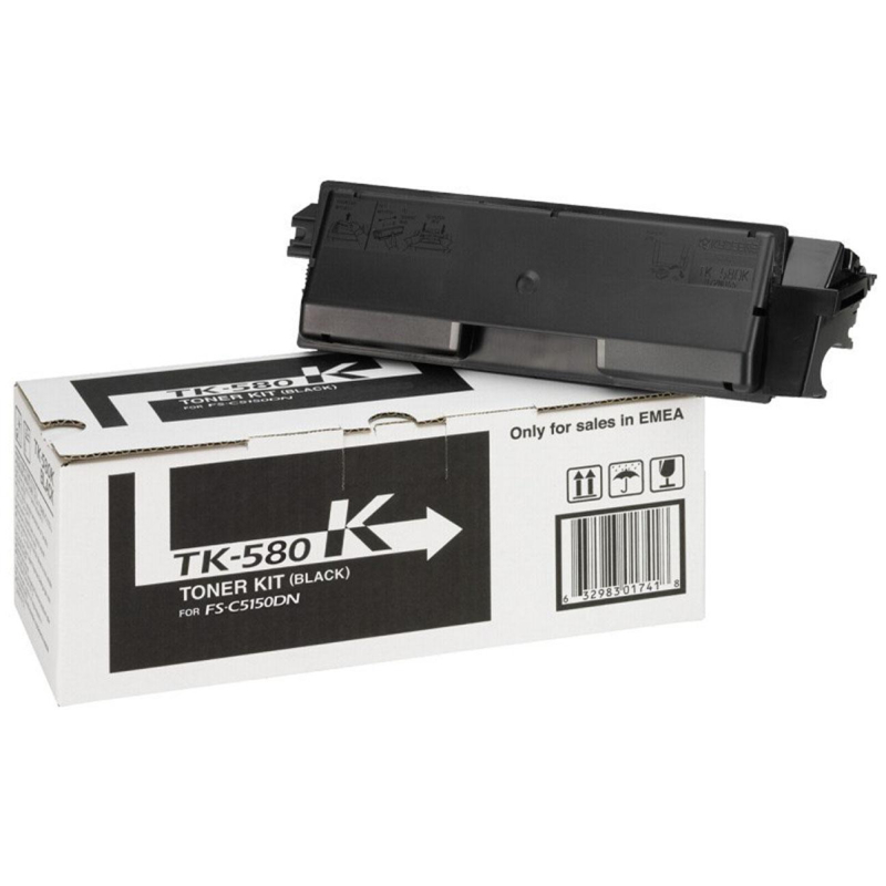 Картридж лазерный Kyocera TK-580K чер. для FS-C5150DN 332592 1T02KT0NL0