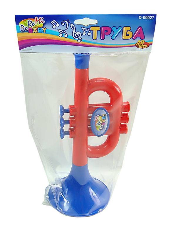Труба, игрушечный музыкальный инструмент Abtoys D-00048(D-00027)/WL-3322