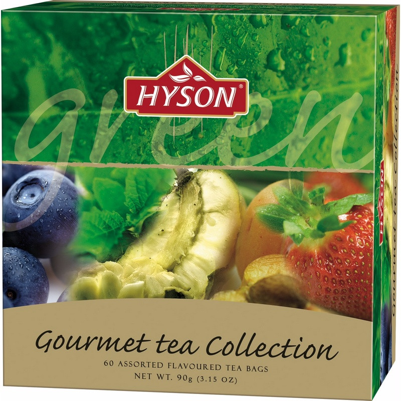 Чай HYSON зел. Gurmet Tea Collection 60 пак x 1.5гр/уп 651950