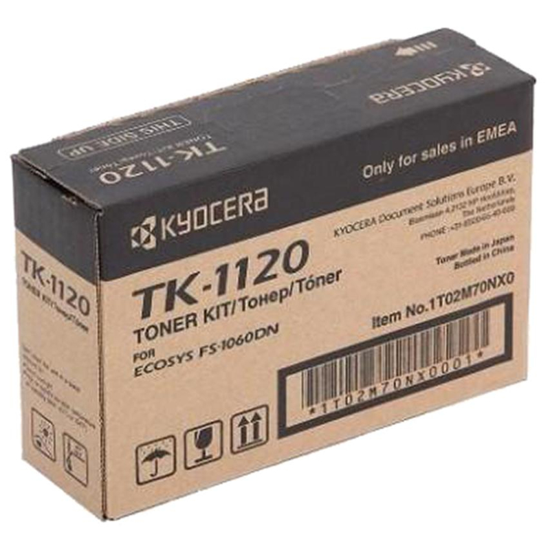 Тонер-картридж Kyocera TK-1120 чер. для FS-1060DN/1025MFP 309081 1T02M70NX1