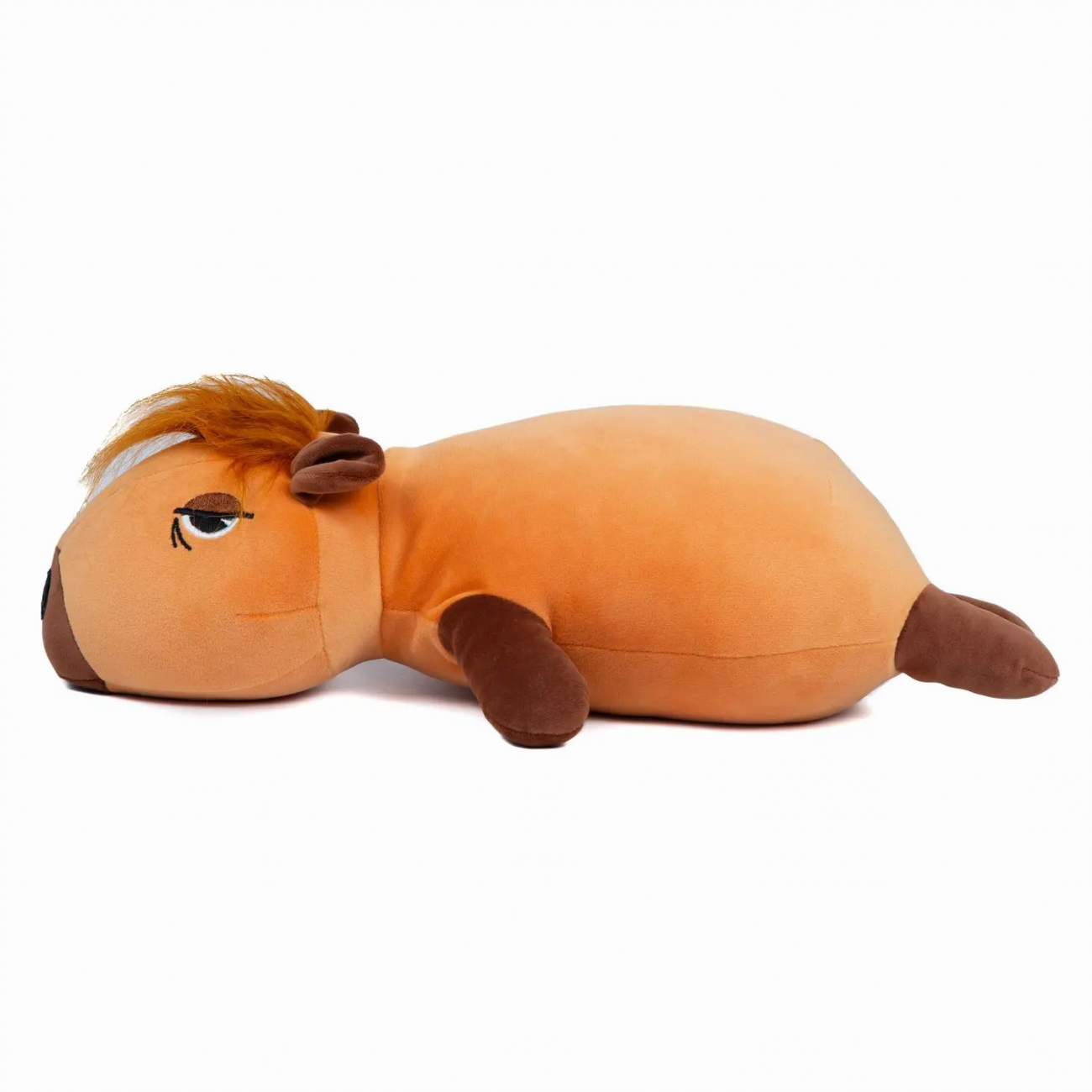 Мягкая игрушка СмолТойс Капибара Сплюша 47см 7440-1/БЖ/47