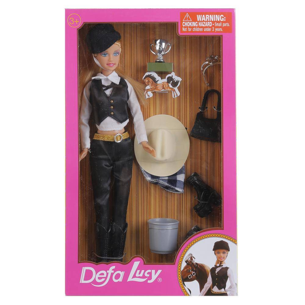 Кукла гнущаяся, с аксесс. 29 см. DEFA LUCY 8289