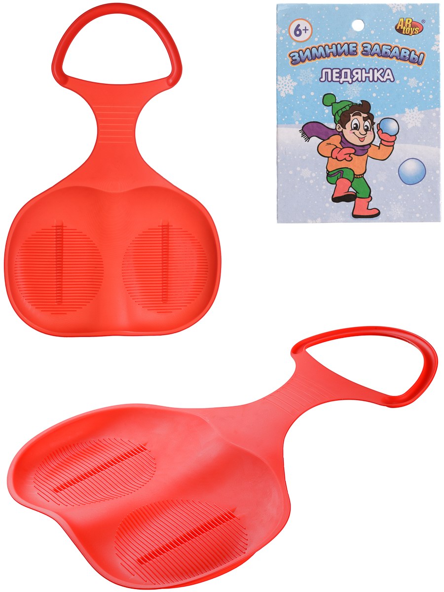 ABtoys Ледянка (ширина сиденья 37 см) красная PT-01649/красная