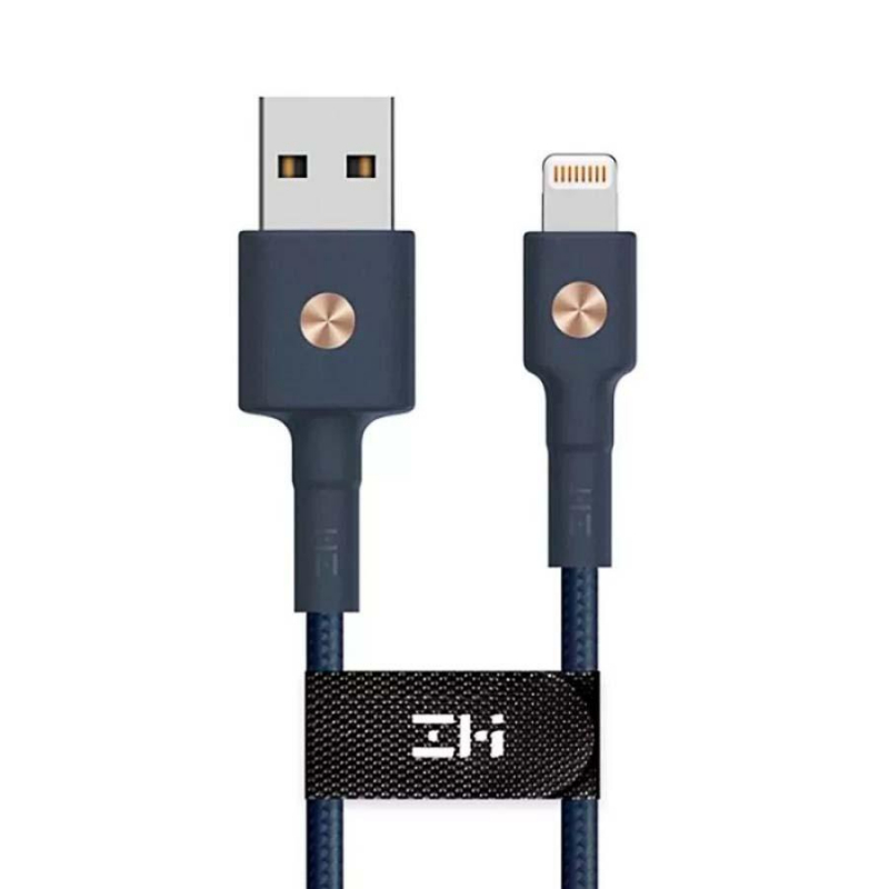Кабель USB - Lightning, 1 м, Xiaomi ZMI, синий, AL803 Blue 1495565
