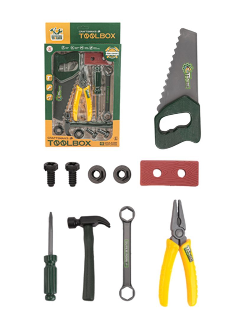 Игровой набор "Инструменты", предметов 10шт. Наша Игрушка BB8041-B