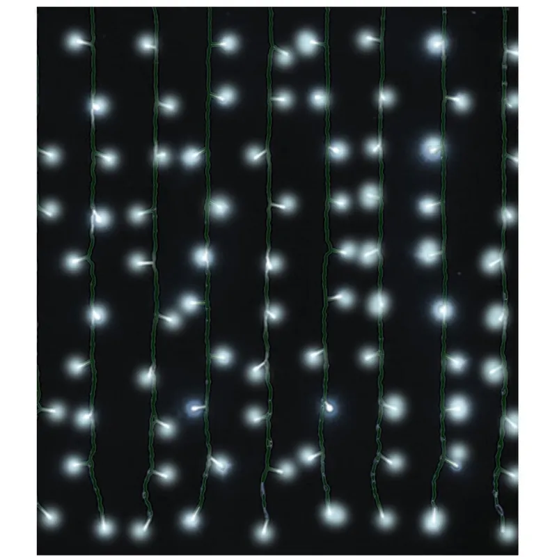 Гирлянда светодиодная 220LED ламп,300x200cм,220B,холодн бел,8реж,IP20,92813 Magic Time 2118784