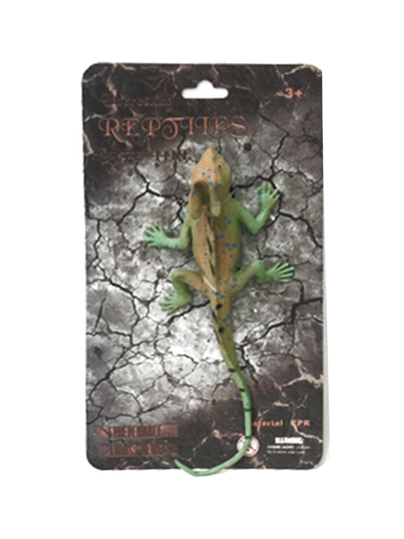 Ящерица, игрушка натуралистичная на картонном листе Наша Игрушка 8111-4