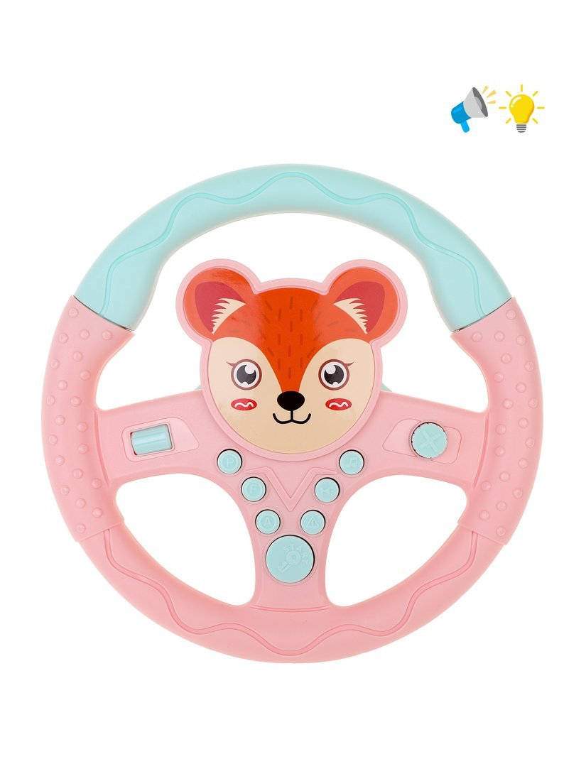 Руль музыкальный для девочки Наша Игрушка 2192E-19
