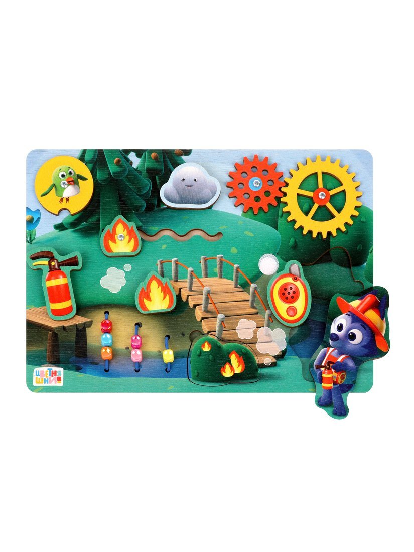 Бизиборд "Волчонок У" Mapacha 962175