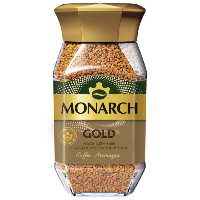 Кофе растворимый сублимированный Monarch Gold, 95гр ст/б 708697 4000691