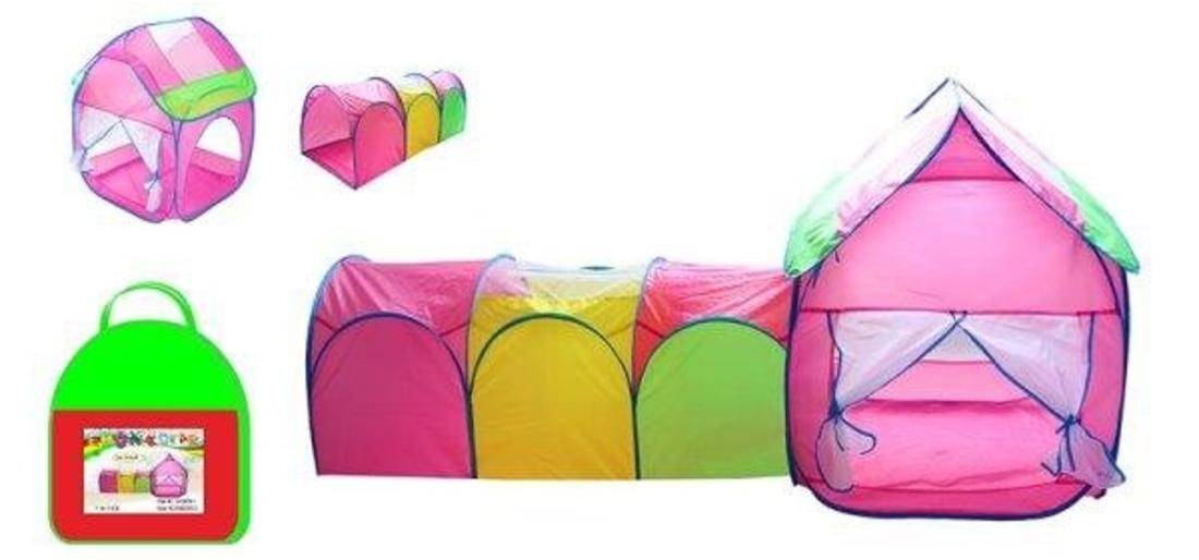 Палатка с туннелем, 214x84x85 см Наша Игрушка 200337476
