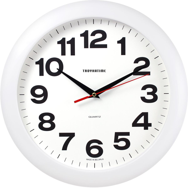 Часы настенные, модель01, диаметр 290мм, 11110198 Troyka 1556795