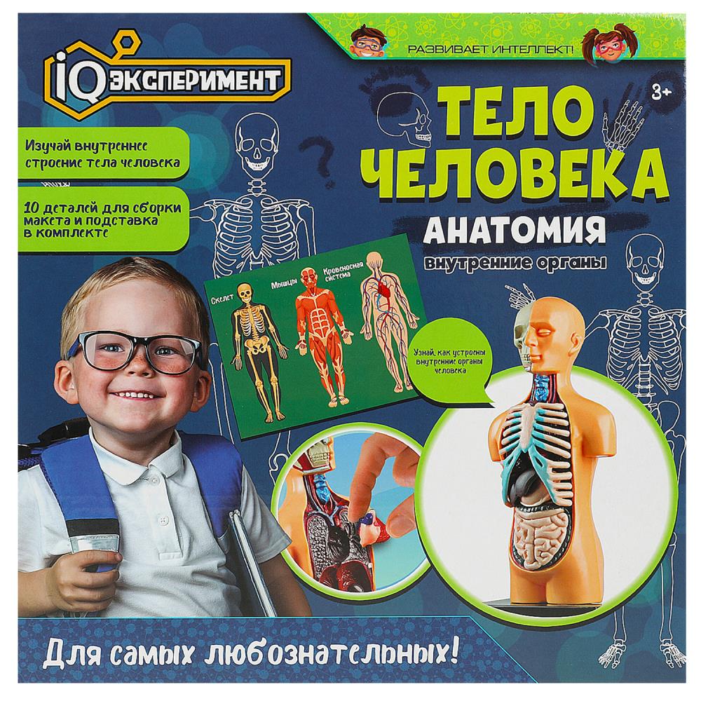 Набор для опытов Тело человека для детей IQ Эксперимент A365-H24041-R