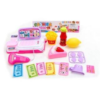 Кассовый аппарат с аксесс. 9 предметов, свет, звук Наша Игрушка 999-8