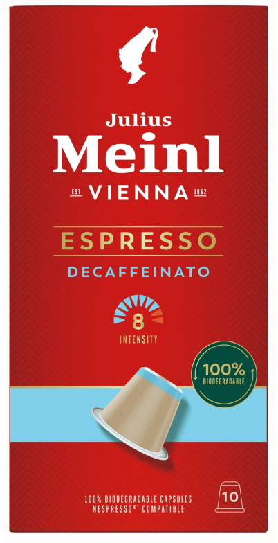 Кофе в/капс. Julius Meinl Эспрессо Декаф BIO,10 кап (94033) 1300862