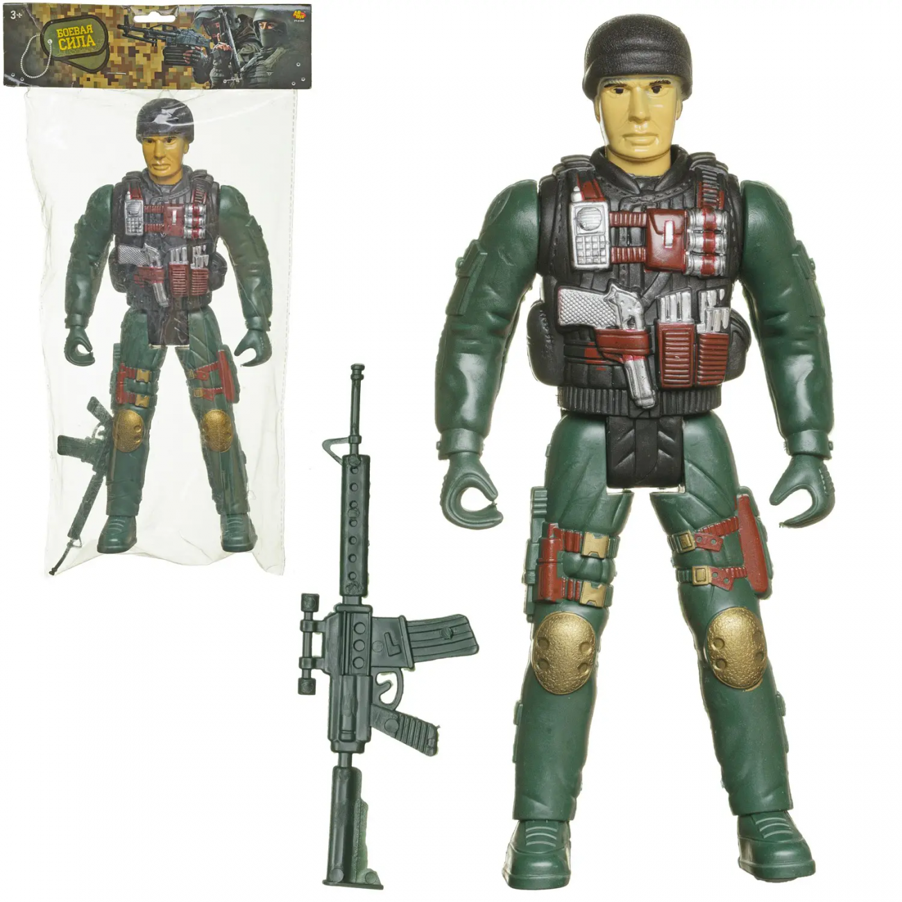 Фигурка солдата ABtoys Боевая сила 28 см модель 2 PT-01445/модель2