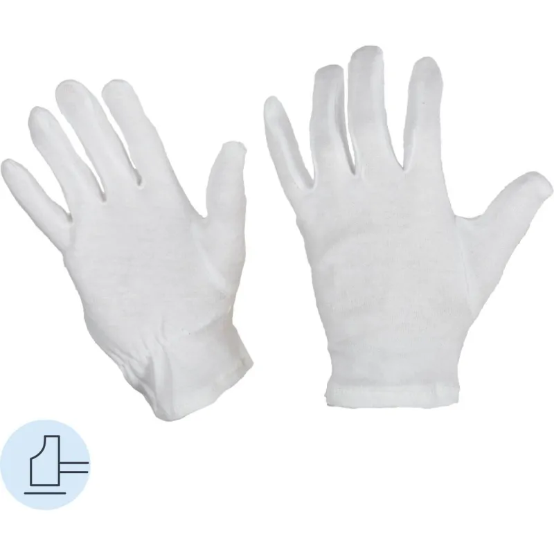 Перчатки защитные трикотажн Manipula Атом(TT-44/MG-103)х/б (р7/S, 12п/уп) Manipula Specialist 1677074 х/б с ПВХ рисунком