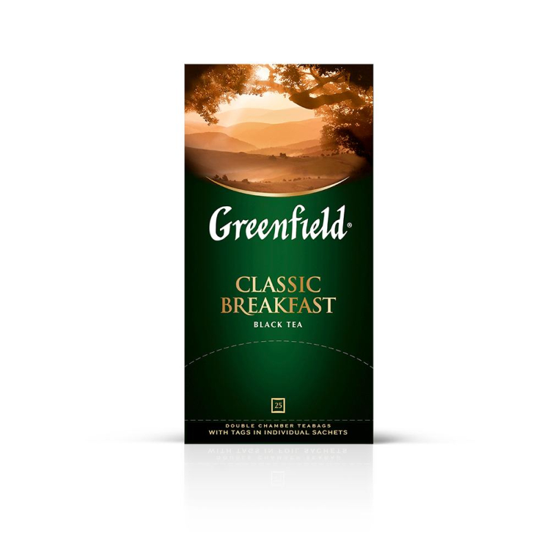 Чай Greenfield Classic Breakfast черный фольгир. 25пак/уп 0354-15 218133
