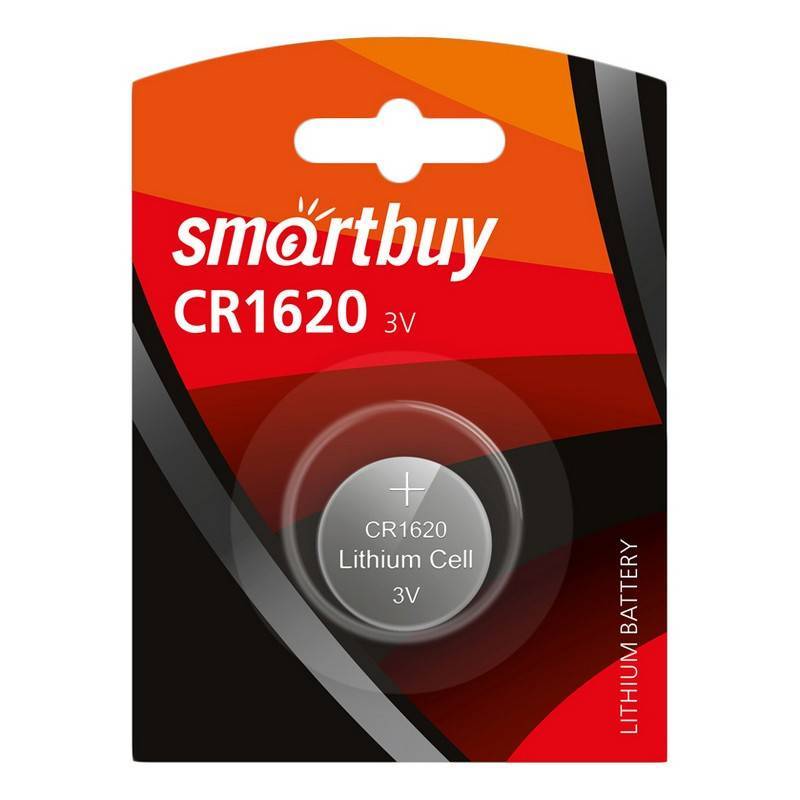 Батарейка Smartbuy таблетка CR1620 SBBL-1620-1B 999854