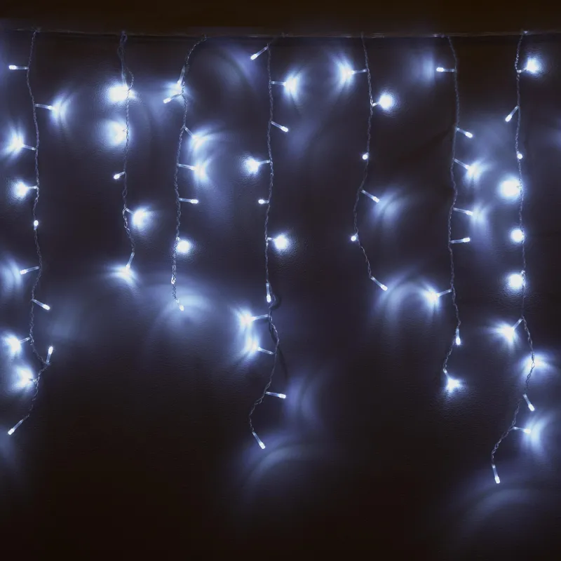 Гирлянда светодиодная бахрома хол бел 200LED 2,4x0,6м IP65 SW-XMAXOut-0013 1823900