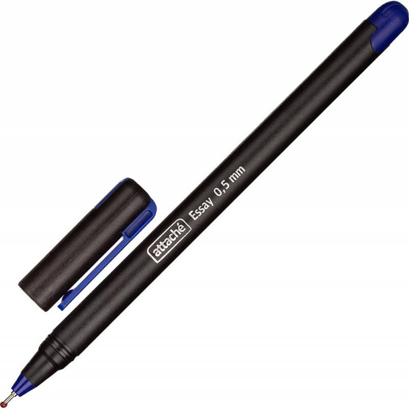 Ручка шариковая Attache Essay синяя (толщина линии 0.5 мм) 1079502