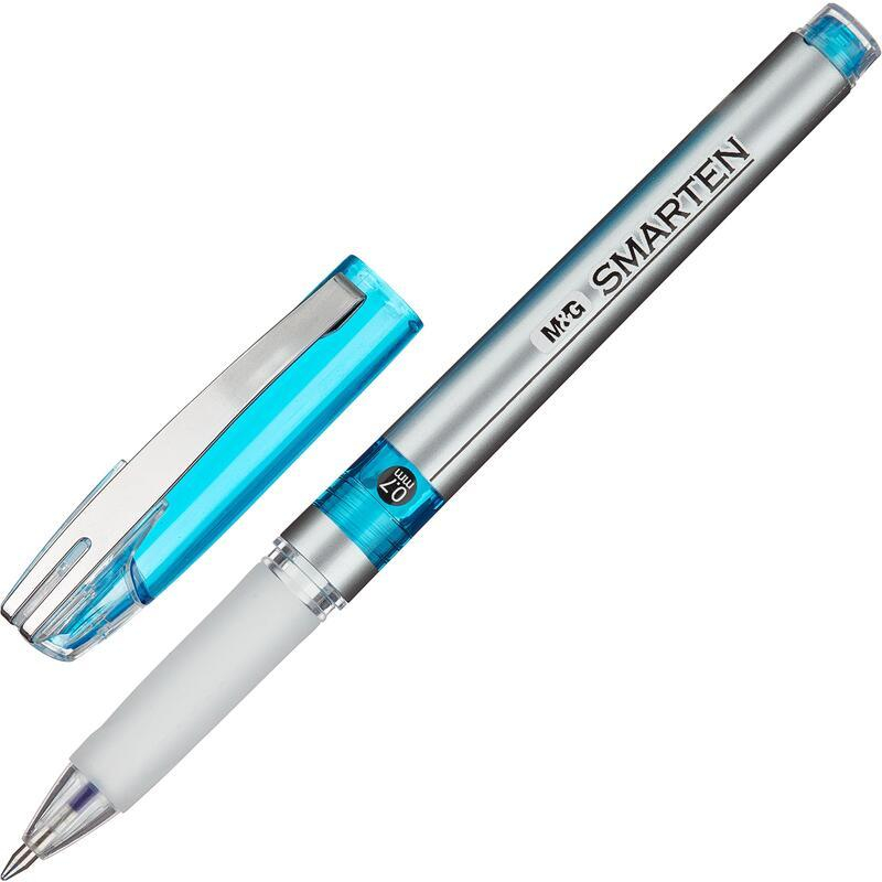 Ручка гелевая неавтомат. M&G Smarten манж лин0,5 син AGP62571220700H 1743339