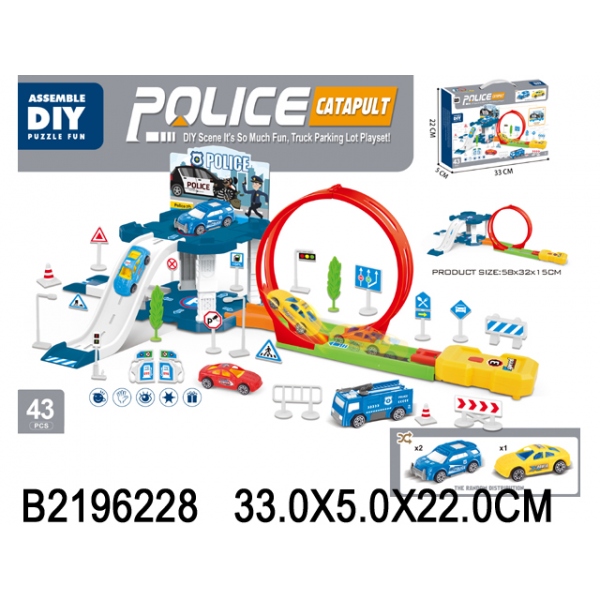 Парковка Полиция с машинками и аксессуарами B2196228