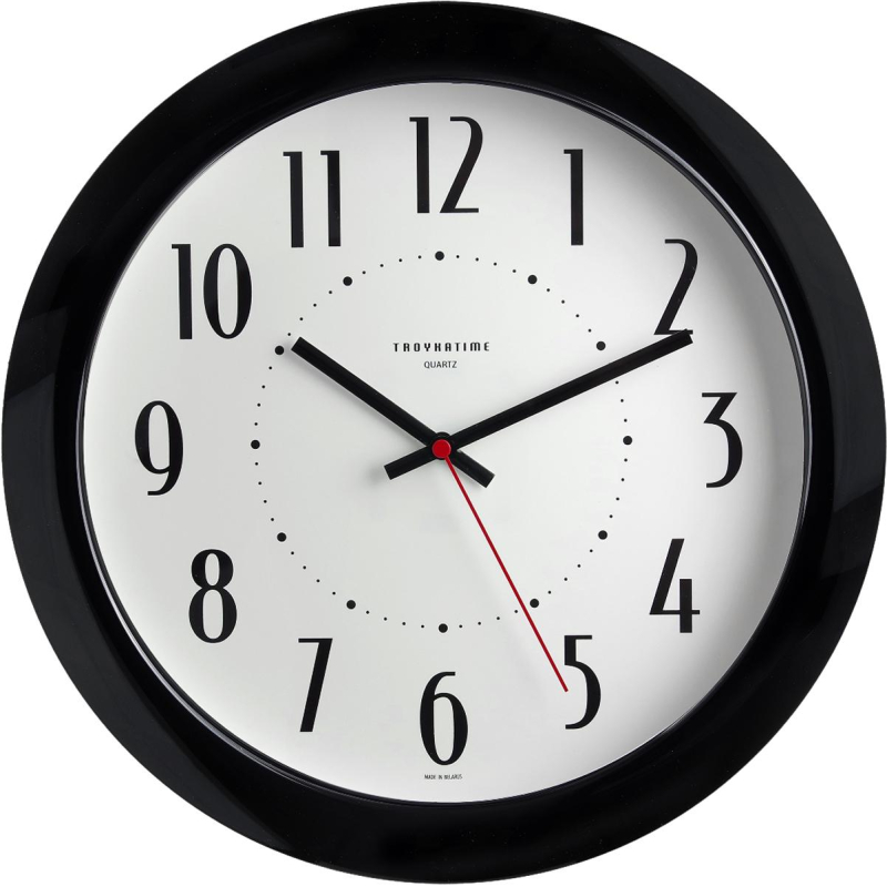 Часы настенные, модель01, диаметр 290мм, 111001025 Troyka 1556791