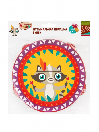 Бубен детский  (в асс) Mapacha 76813