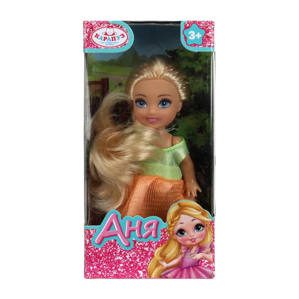 Кукла-мини девочка Аня 12 см. Карапуз ANNA-BF16-BB