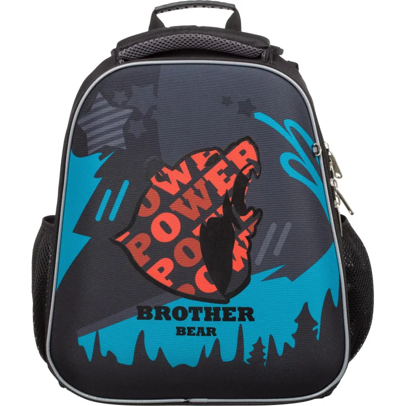 Ранец Basic Brother bear, 2 отд. эргоном. спинка Комус Класс 1556974