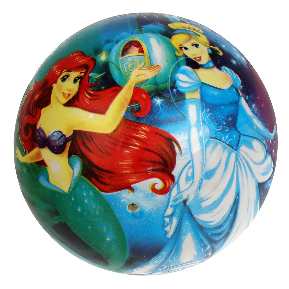 Мяч пвх принцессы, 23 см, полноцвет, в сетке Играем Вместе FD-9(NPRS)