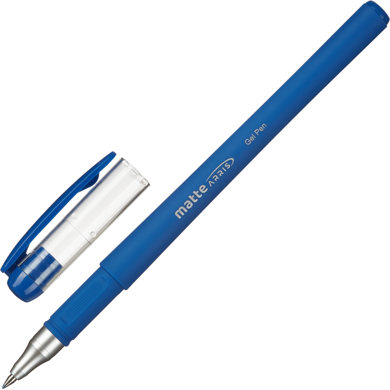 Ручка гелевая неавтомат. Deli Matte Arris шар0,5 лин0,3мм син EG64-BL 1744271