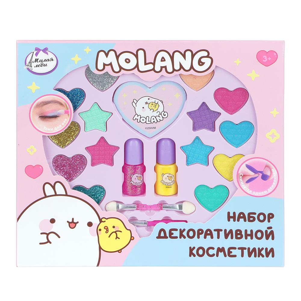Косметика для девочек: тени для век, лак для ногтей Милая Леди 131360-MOL-ML